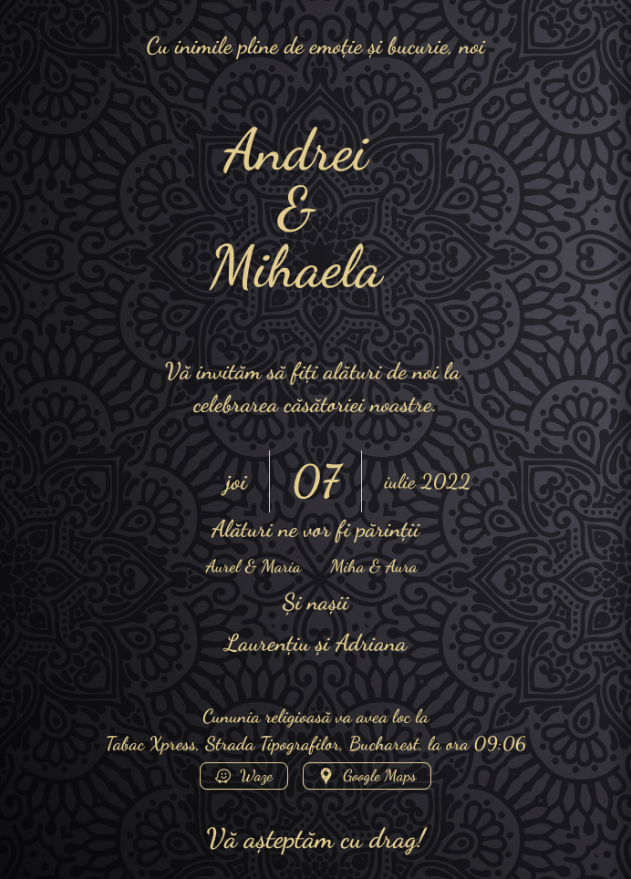 invite template